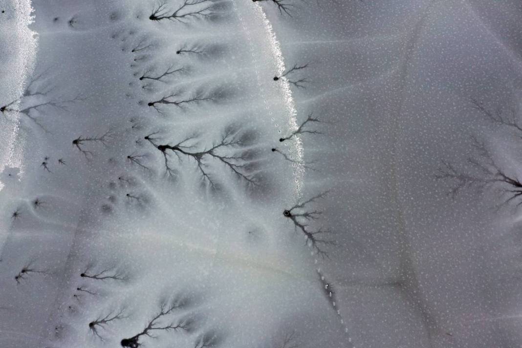 Hava buz kesince sanat eseri ortaya çıktı! Türkiye'nin dört bir yanından ziyaretçi geliyor 8